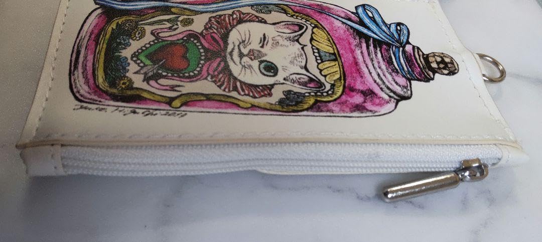 Amazon.co.jp: ヒグチユウコ パスケース 白 猫 : 文房具